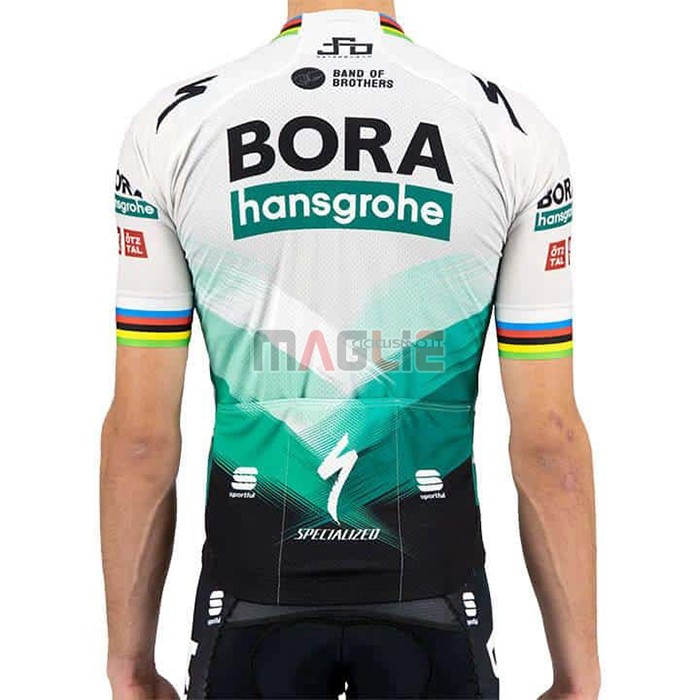 Maglia Bora Manica Corta 2021 Bianco Verde - Clicca l'immagine per chiudere